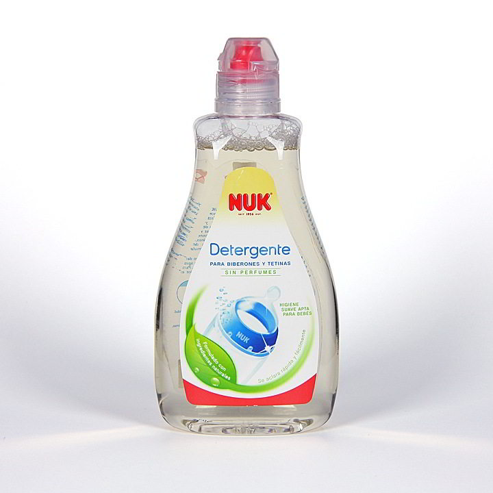 Detergente Jabón Nuk Limpia Biberones y Tetinas.