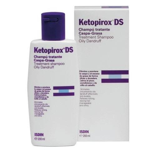 Isdin Ketopirox DST Champú Caspa Grasa, 200 ml.