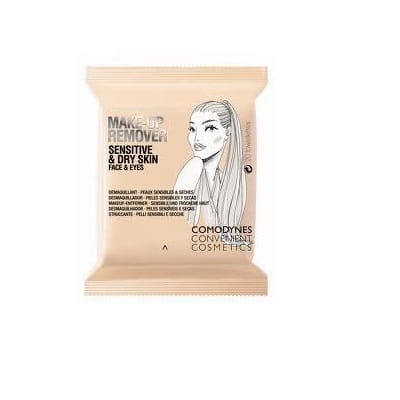 Comodynes Toallitas Desmaquillantes Piel Seca y Sensible, 20 Unidades