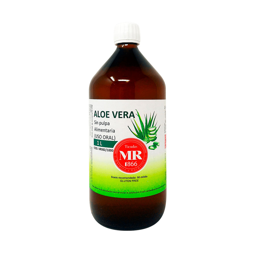 ALOE VERA PURO SIN PULPA ALIM.(USO ORAL) 1 L