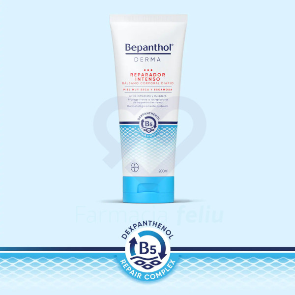 Bepanthol Derma Reparador Intenso Bálsamo Corporal Diario, 200ml