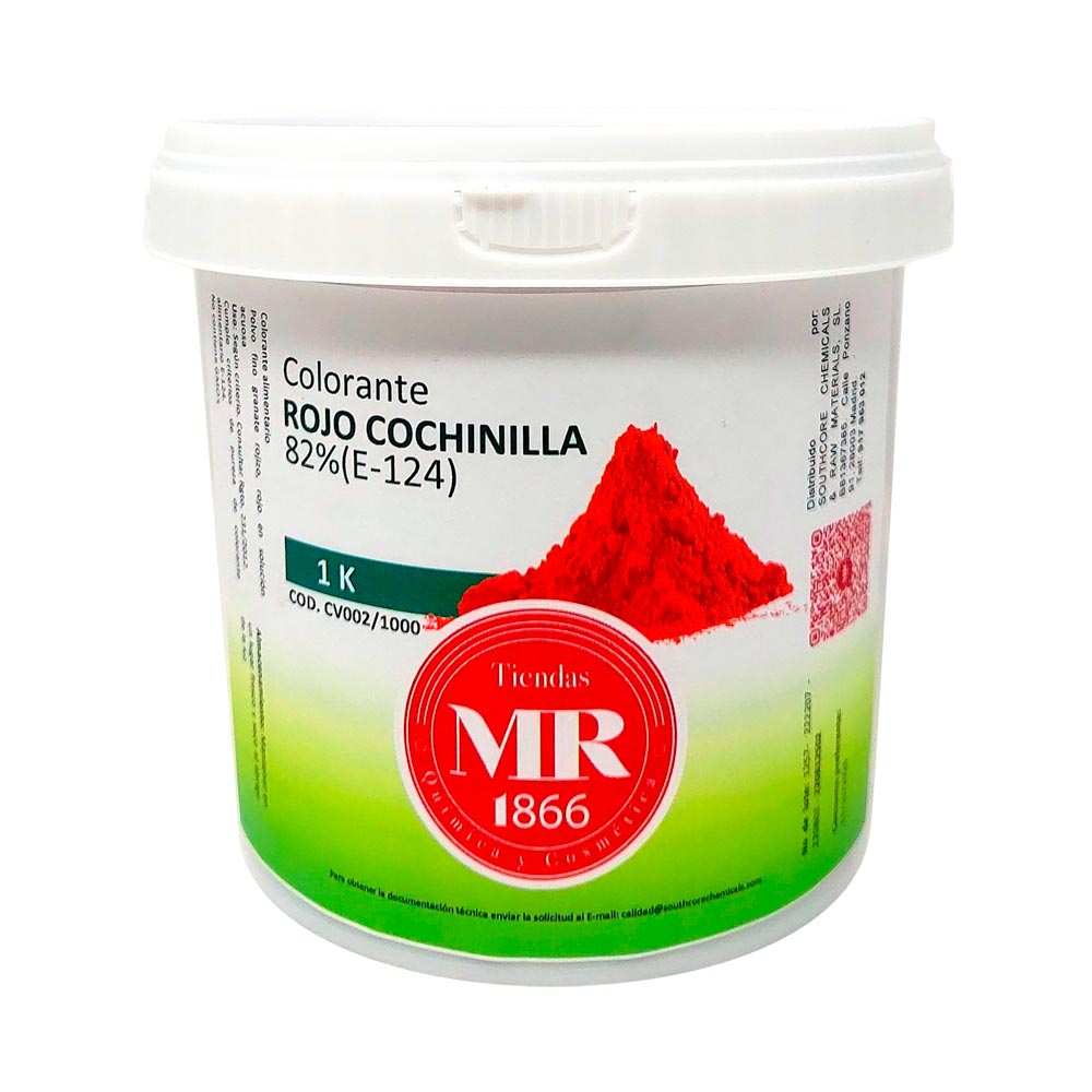 COLORANTE ROJO COCHINILLA 82% (E-124) 1 K