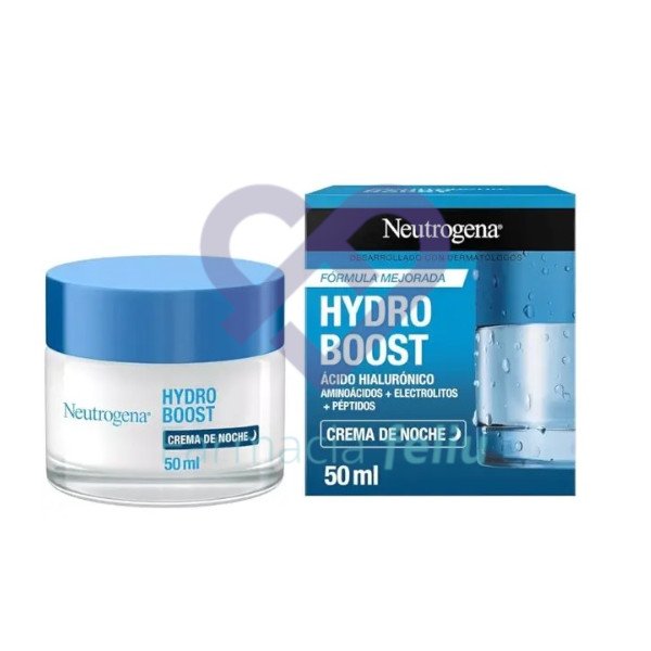 Neutrogena Hydro Boost Facial Crema de Noche, 50 ml