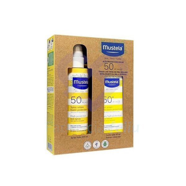 Pack Mustela Spray Solar + Leche Solar