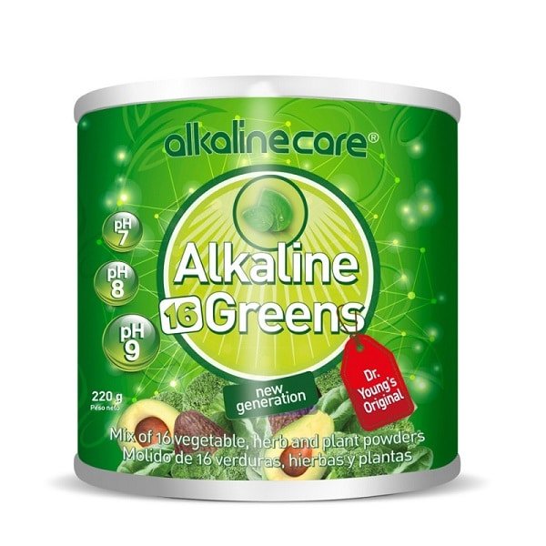 Alkaline Greens Batido Verde, Bote 220 gr